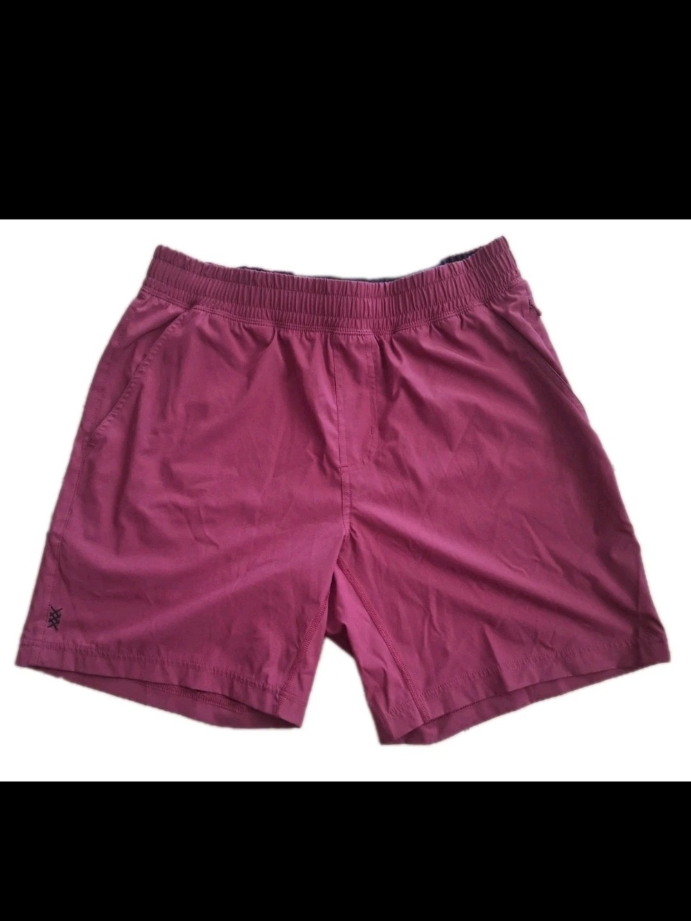 RHONE Men's Athletic Shorts in Deep Raspberry M